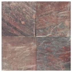 Home Copper Fire 12 in. x 12 in. Honed Quartzite Floor and Wall Tile (60 cases per pallet)